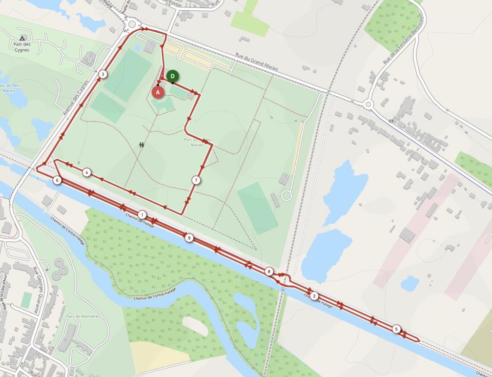 Parcours du 10 km